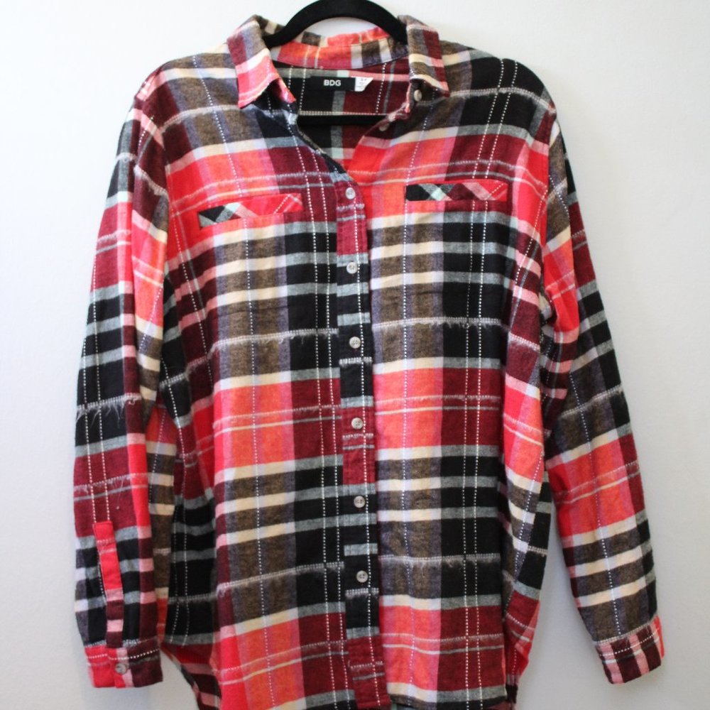BDG Red and Black Flannel